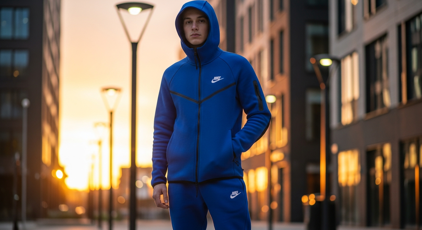 Blue Nike Tech