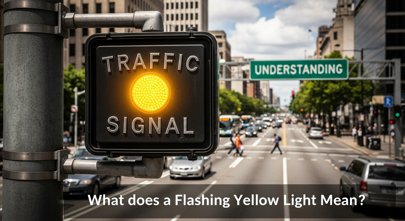 Flashing Yellow Light Mean