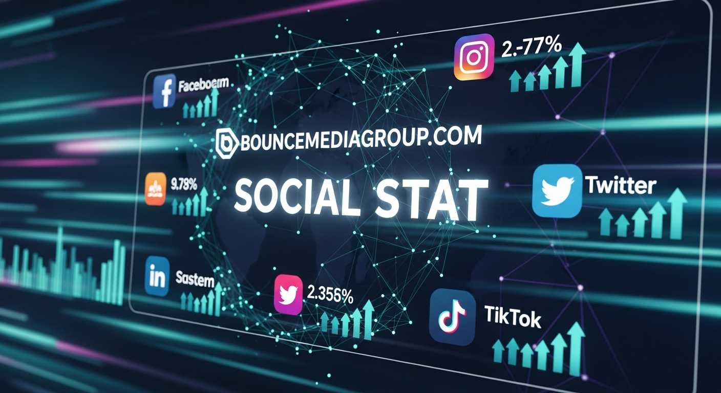 BounceMediaGroupCom Social Stat